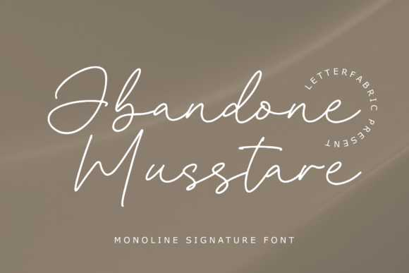 Abandone Musstare Font Review