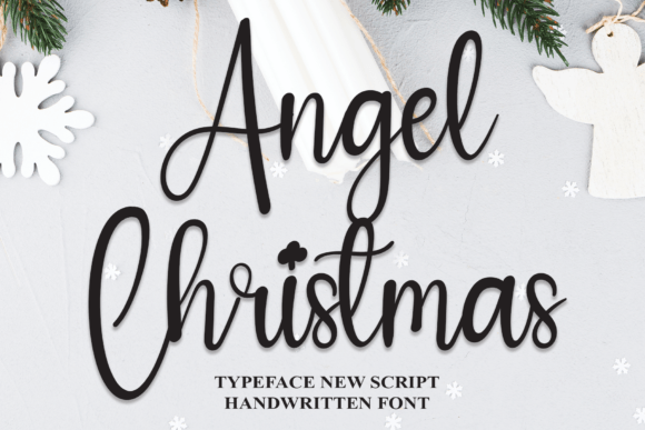 Angel Christmas Font for Creative Makers