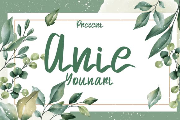 Anie Younart: A Font for Elegant Branding