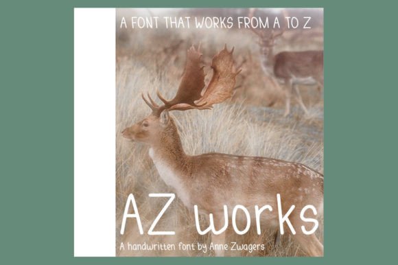Az Works: A Handwritten Font That Elevates Brand Visuals