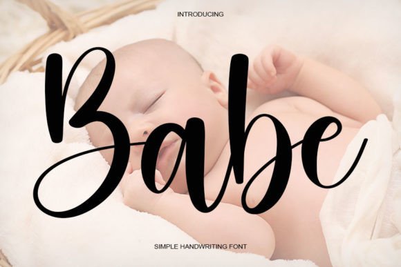 Babe: A Handwritten Font with Heart for Editorial Design
