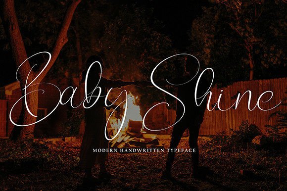 Baby Shine: A Delightful Handwritten Typeface for Creative Makers