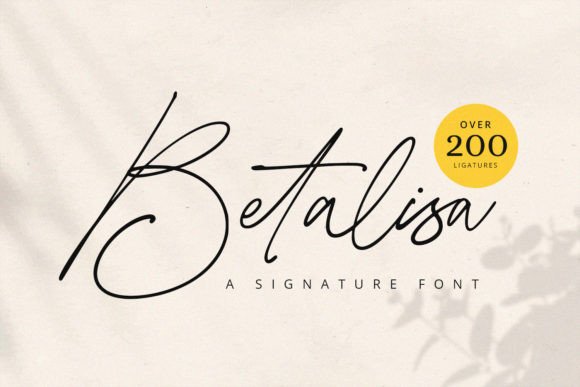 Betalisa: A Stylish Font for Web Design