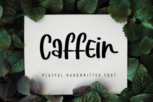 Caffein: A Romantic Handwritten Font