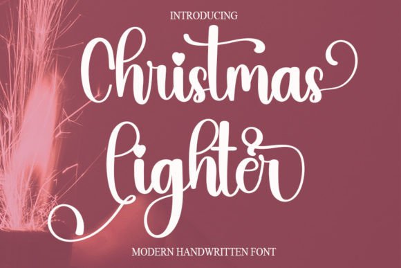 Christmas Lighter: A Versatile Script Font for Web Design