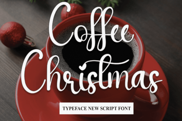 Coffee Christmas Font for Campaigns