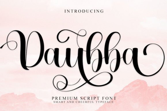Daubba: A Handwritten Typeface for Editorial Elegance