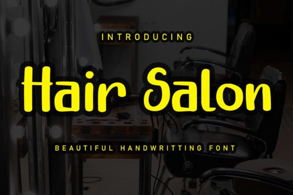 Hair Salon Font: A Handwritten Typeface for Authentic Web Design