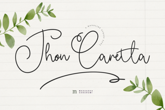 Jhon Caretta: A Modern Script Font That Elevates Brand Campaigns