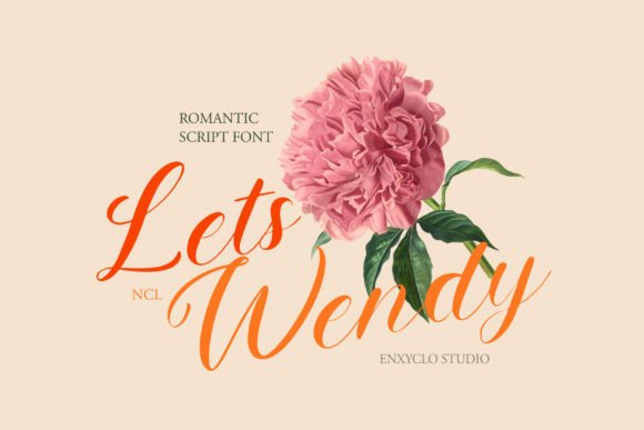 Lets Wendy: A Stylish Script Font