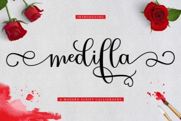 Medilla: A Magical Script Font