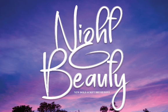 Night Beauty Font for Professional Branding