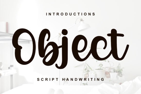 Object: A Stylish Handwritten Font