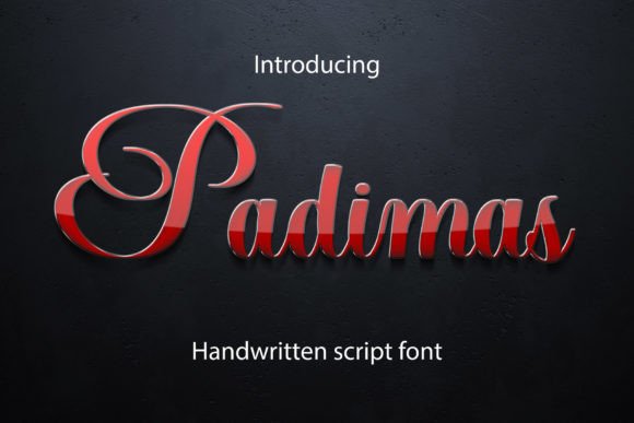 Padimas Font: A Modern Script Typeface for Digital Design