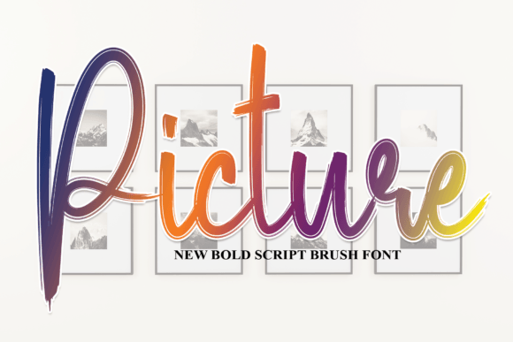 Picture: A Handwritten Font for Editorial Elegance