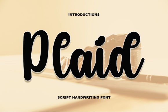 Plaid Font: A Modern Handwritten Typeface for Business Branding
