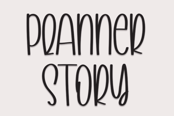 Planner Story: A Font for Creative Projects