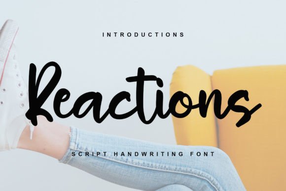 Reactions: A Font with Personality for Creative Projects