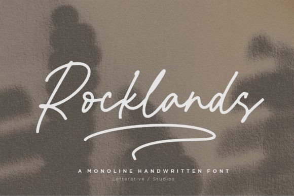 Rocklands: A Handwritten Font for Editorial Design