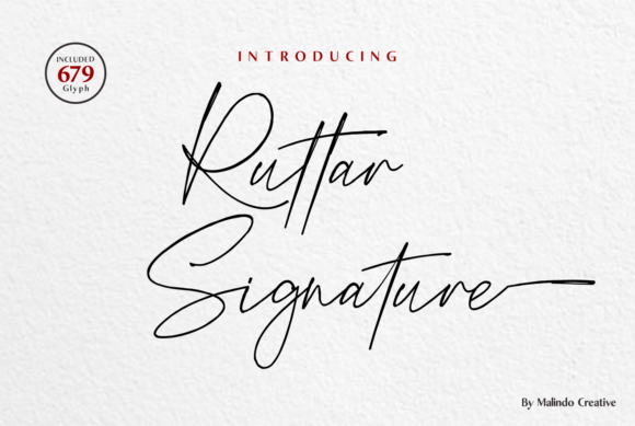 Ruttar Signature: A Bold Script for Marketers
