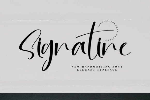 Signatine: A Stylish Handwritten Font