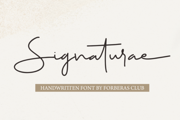 Signaturae: A Signature Font That Elevates Your Brand Identity