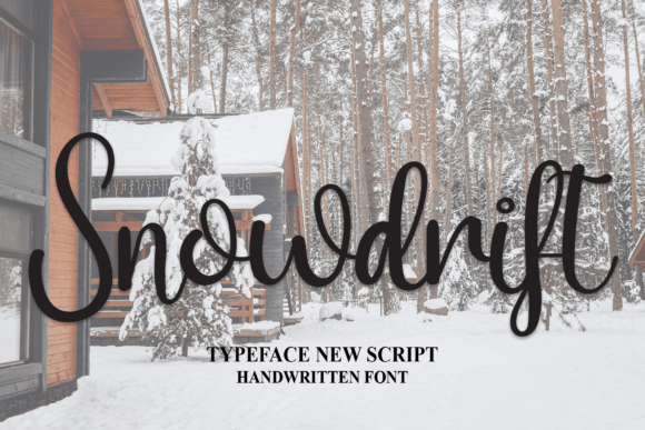 Snowdrift: A Friendly Handwritten Font