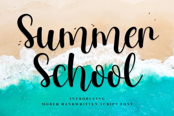 Summer School Font: Elevating Campaigns with Handwritten Elegance