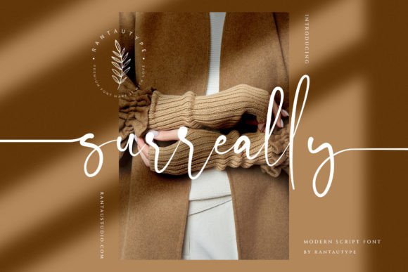 Surreally: A Script Font for Editorial Elegance