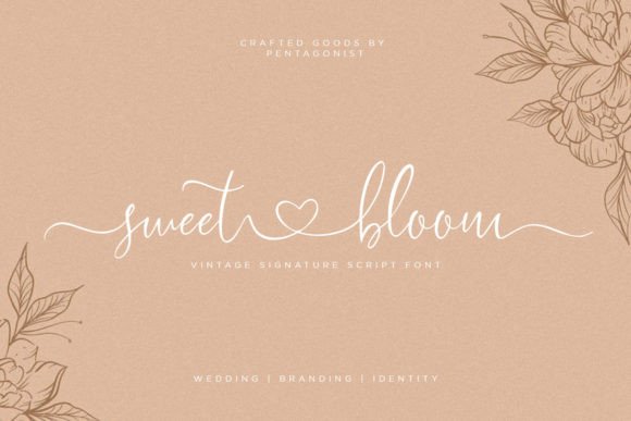 Sweet Bloom: A Script Font for Creative Projects