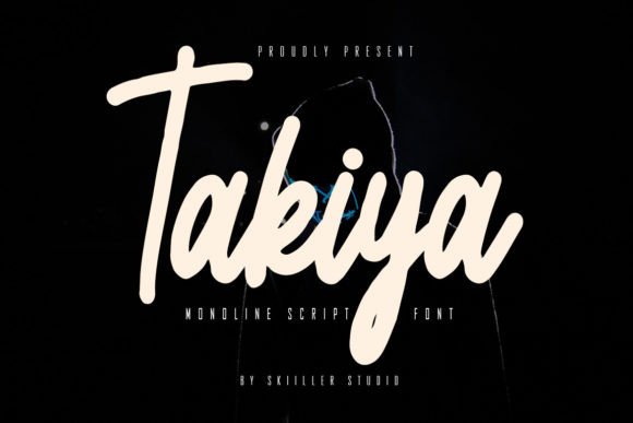 Takiya: A Bold Script Font for Web Design