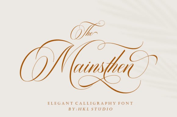 The Mainsthen Font: A Script Amp Beauty for Digital Design