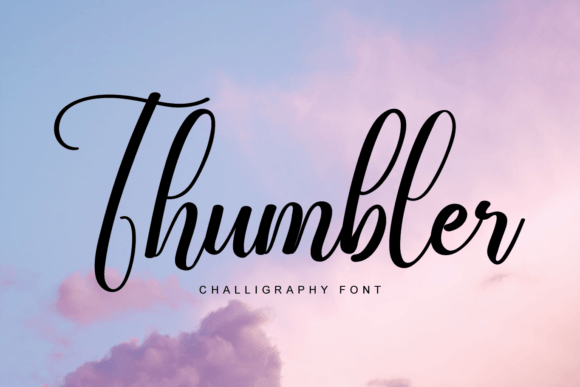 Thumbler Font: A Luxurious Script for Modern Web Design